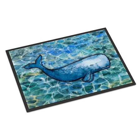 Carolines Treasures 18 x 27 in. Sperm Whale Cachalot Indoor or Outdoor Mat BB5354MAT